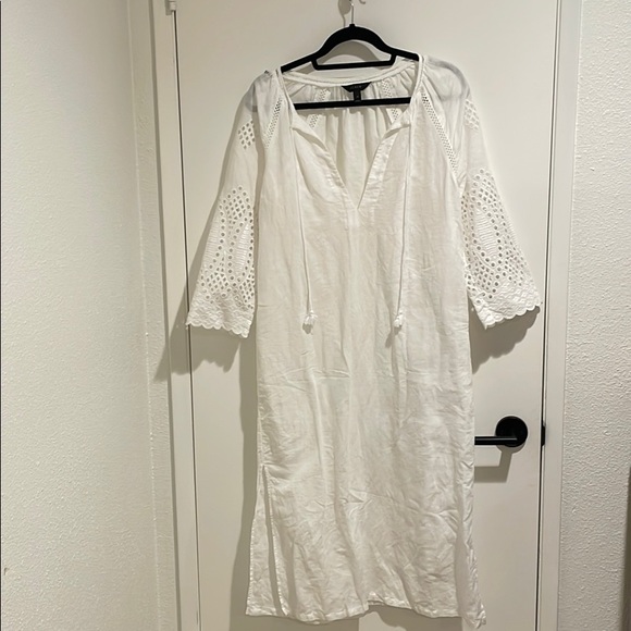 dress linen cotton Flowy Sia Konzert 2025 sia Old Money Aesthetic Outfits Size:18R